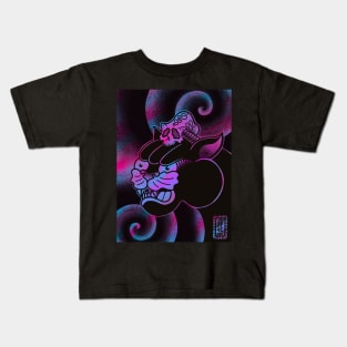 Neon Panther Kids T-Shirt